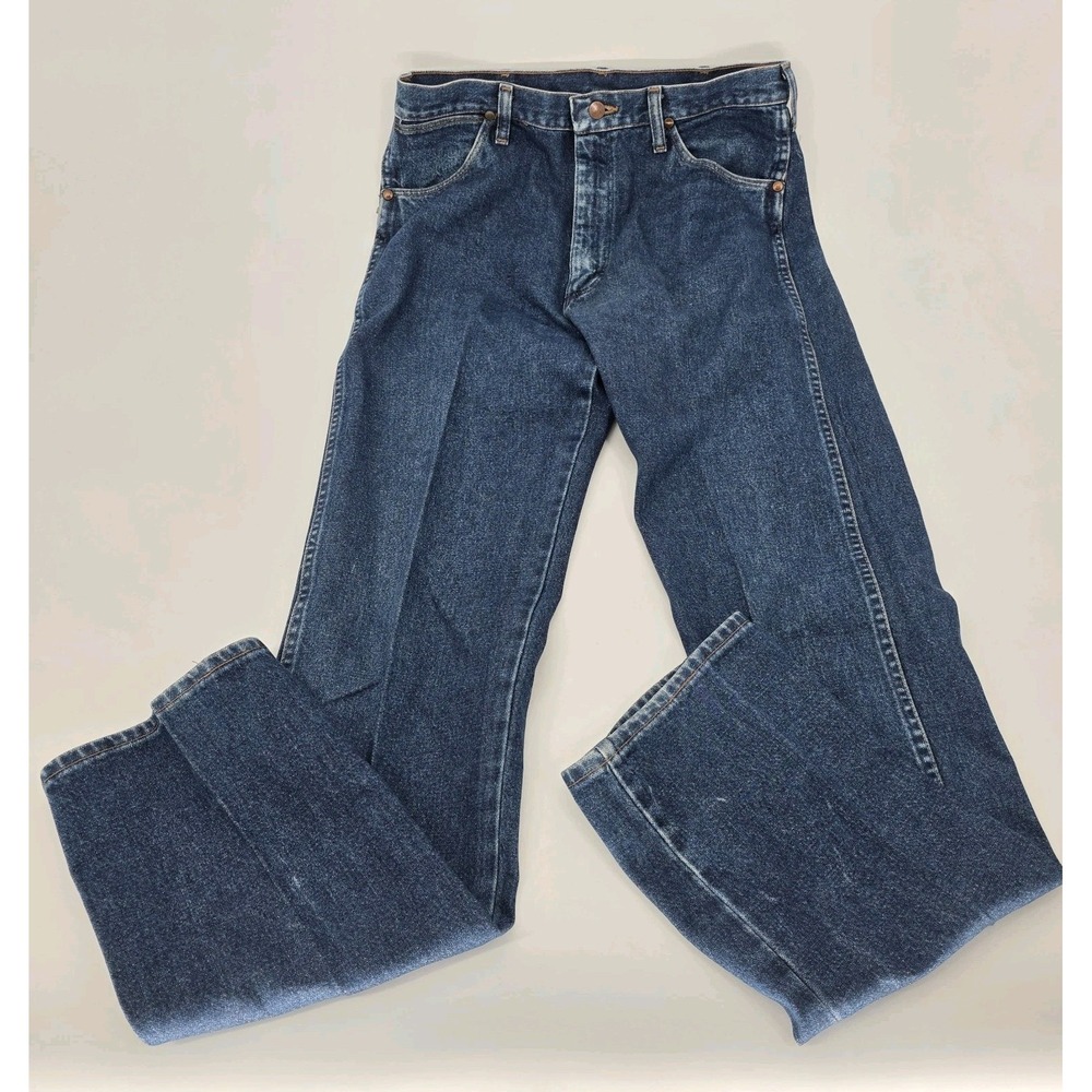 Wrangler 13MWZ Jeans Men 33x36 Cowboy Cut Vintage USA Made Denim Classic Western